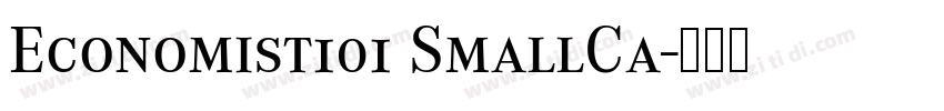 Economist101 SmallCa字体转换